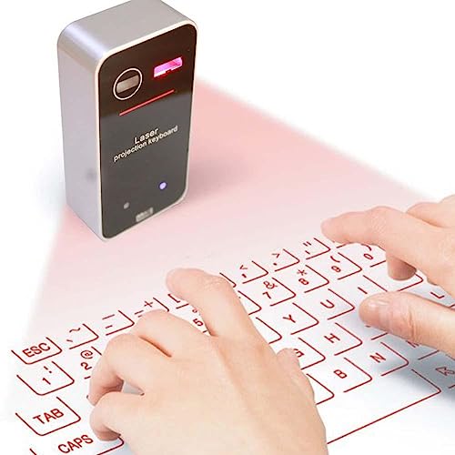 AGS Wireless Laser Projection Bluetooth Virtual Keyboard for Iphone, Ipad,...
