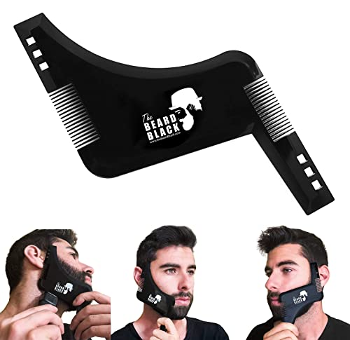 The Beard Black Beard Shaping & Styling Tool with inbuilt Comb for Perfect line up & Edging, use with a...