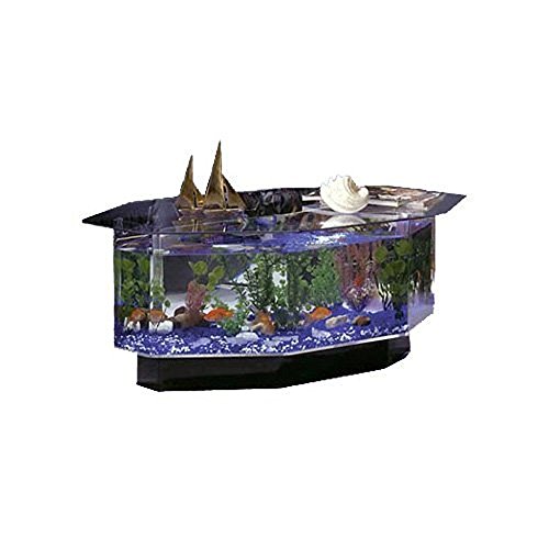 Midwest Tropical Fountain Aqua Coffee Table Aquarium Tank