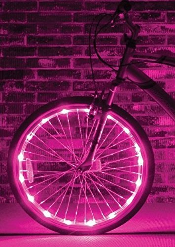Brightz, Ltd. Pink Wheel Brightz LED Bicycle Light