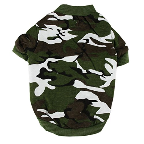 Sunward New Pet Camouflage Clothing Dog Cat Camo Hoody Apparel Puppy Doggy...