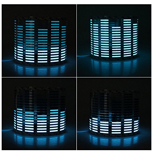 Signstek Sound Music Beat Activated Car Stickers Equalizer Glow Blue LED Light...