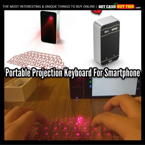 Wireless Infrared Laser Projection HOLOGRAM KEYBOARD For Smartphone +